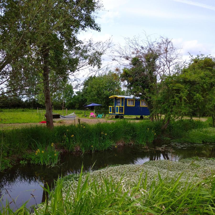 La Roulotte Du Moulin De Palet Villa Baugé Eksteriør billede